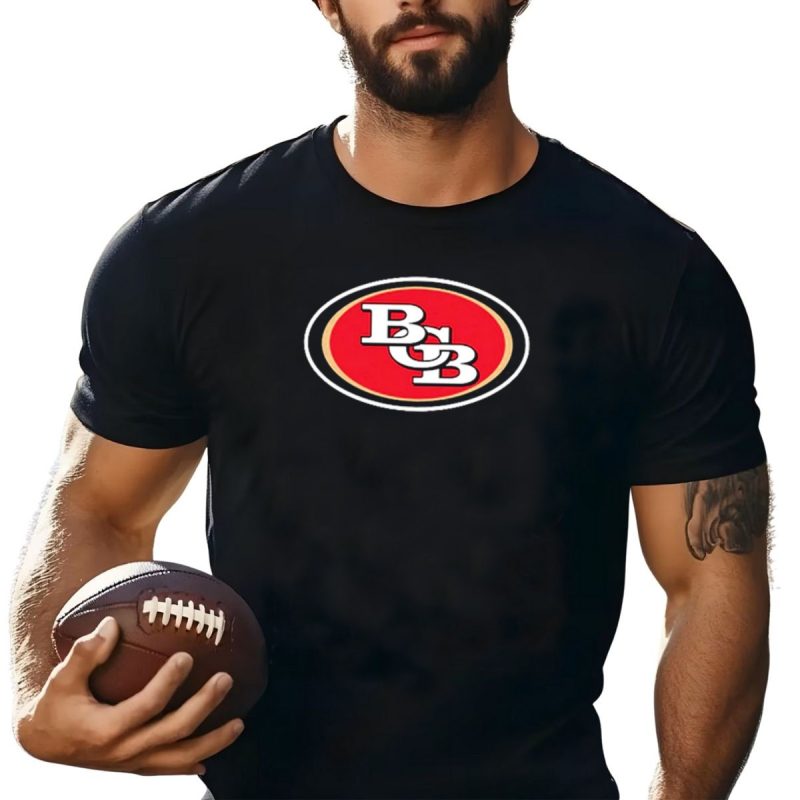 San Francisco 49Ers Bcb Initials Red Oval T Shirt T Shirt 1