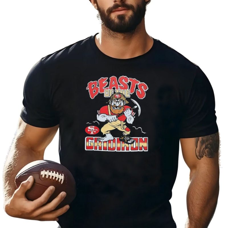 San Francisco 49Ers Beasts Of The Gridiron Sf Miner Character T Shirt T Shirt 1