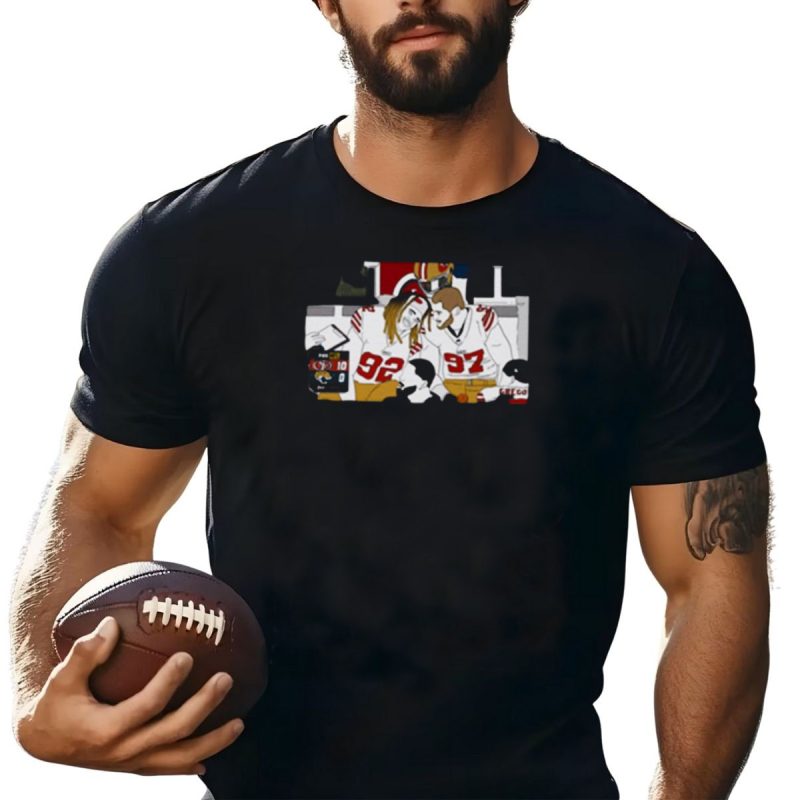 San Francisco 49Ers Bromance Young And Bosa Football Friends T Shirt T Shirt 1