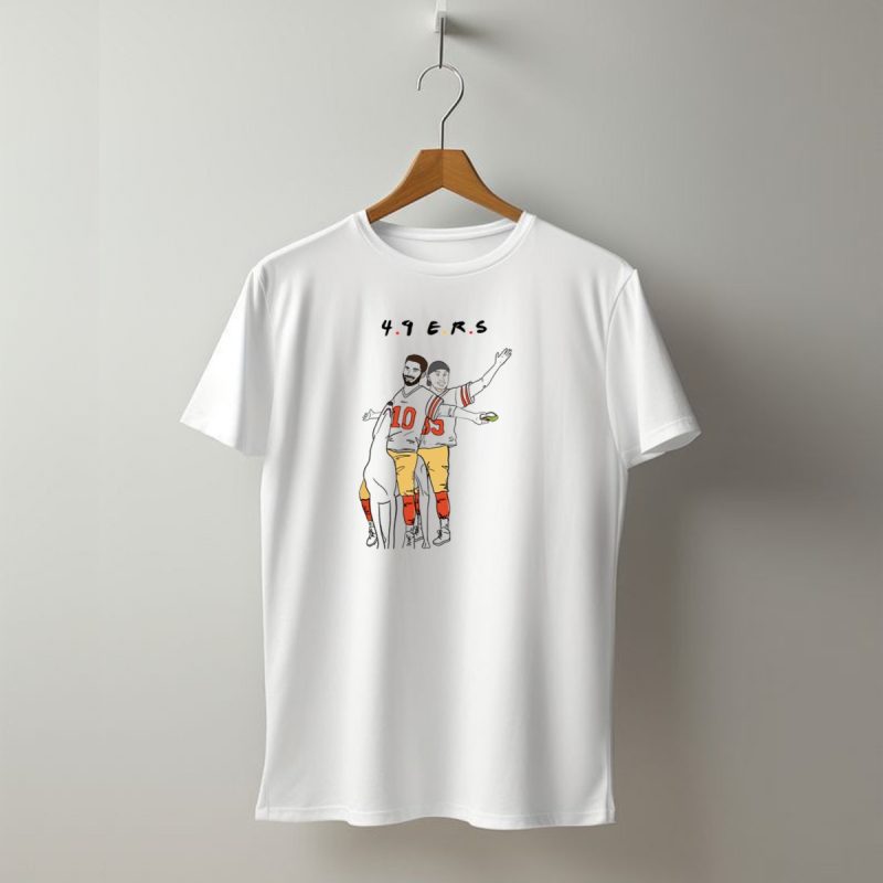 San Francisco 49Ers Friends Jimmy Garoppolo Number 10 Football Players Scene With Dog T Shirt T Shirt 1