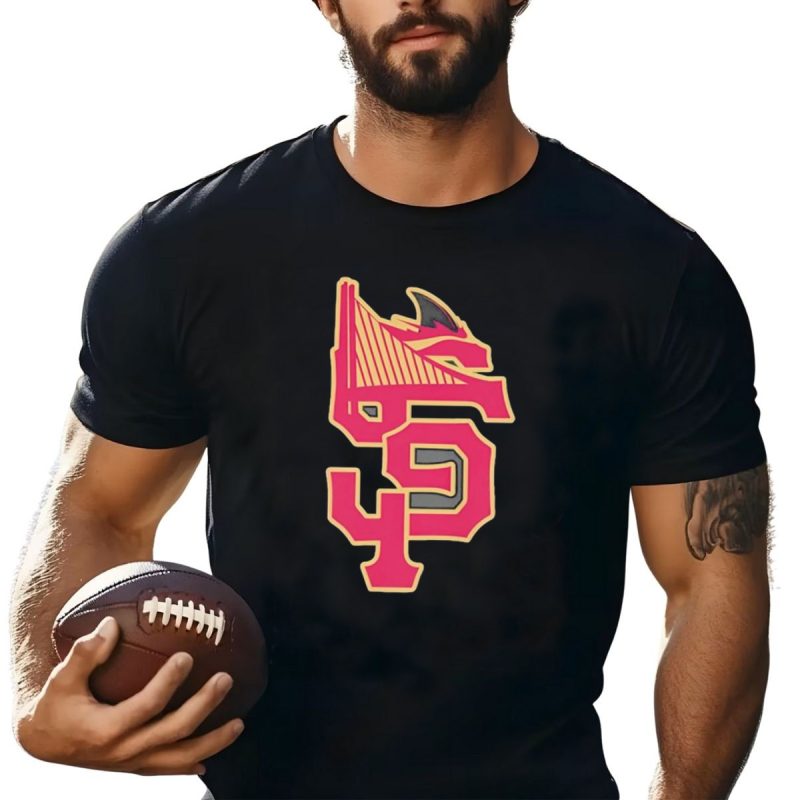 San Francisco 49Ers Giants Sharks Warriors Golden Gate Bridge T Shirt T Shirt 1
