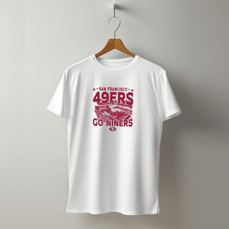 San Francisco 49Ers Go Niners Vintage Stadium Football T Shirt T Shirt 1