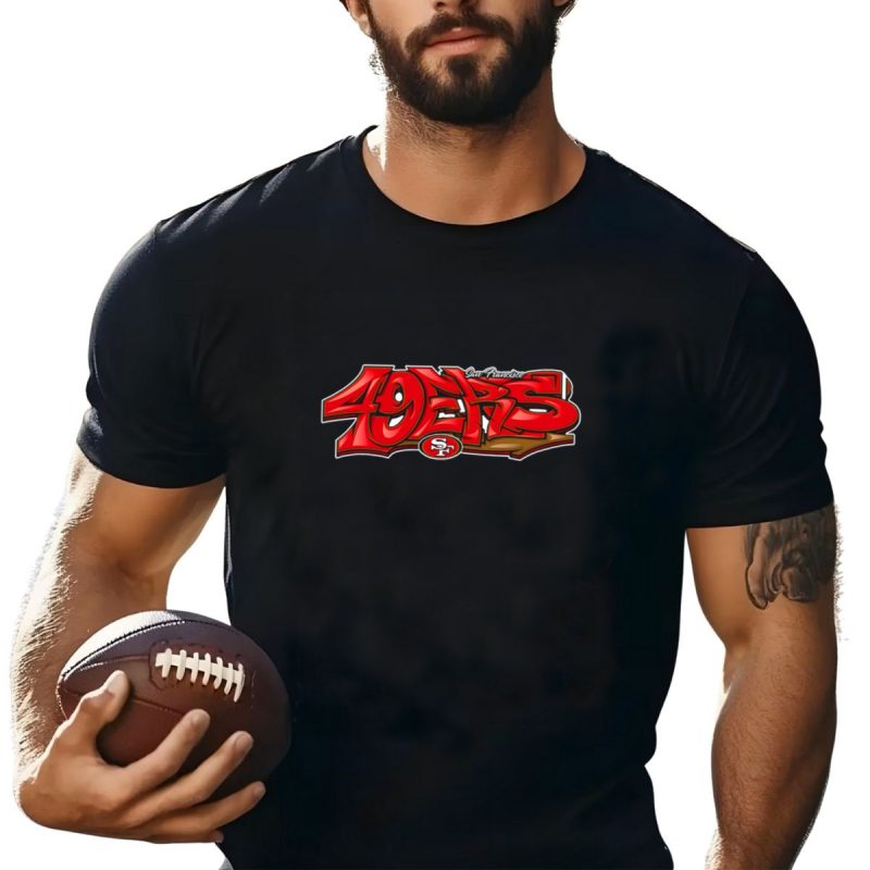 San Francisco 49Ers Graffiti 49Ers Sf Bold Red Graphics T Shirt T Shirt 1