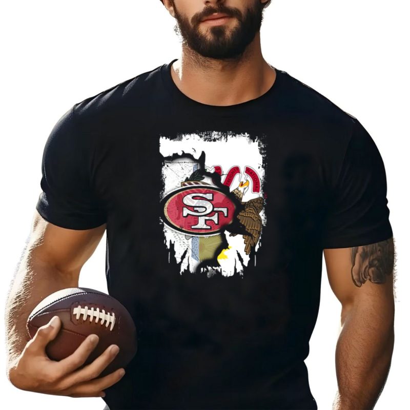 San Francisco 49Ers Illinois State Pride Unity T Shirt T Shirt 1