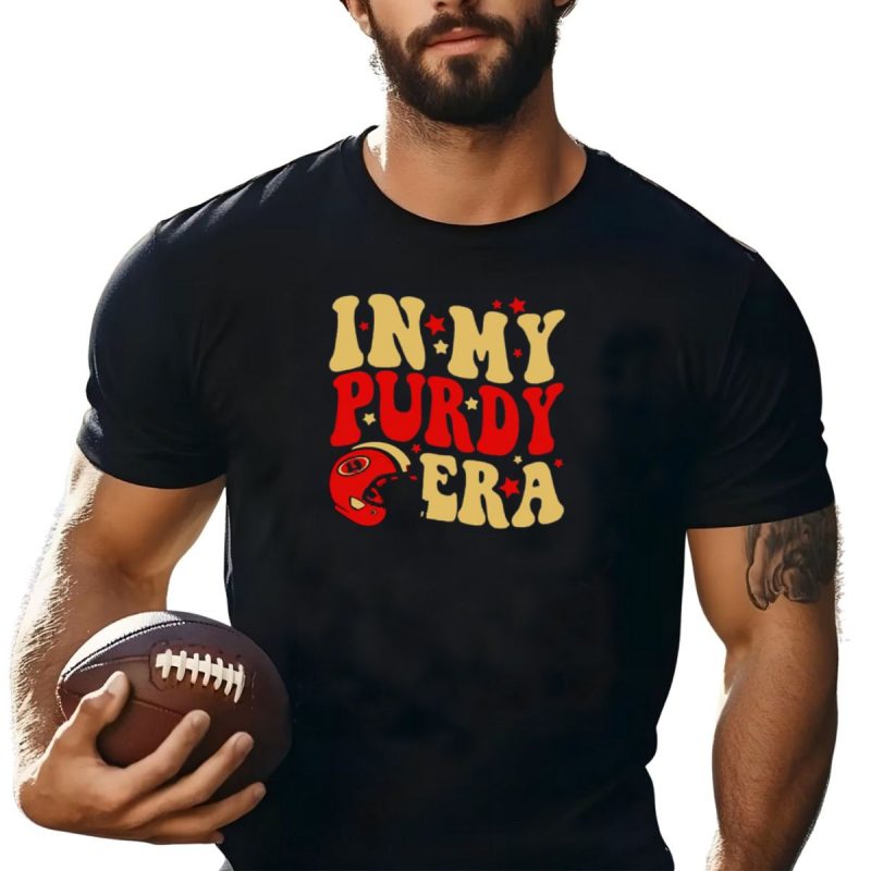 San Francisco 49Ers In My Purdy Era Football Helmet Stars T Shirt T Shirt 1