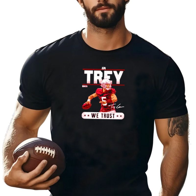 San Francisco 49Ers In Trey Lance We Trust Signature Nflpa T Shirt T Shirt 1