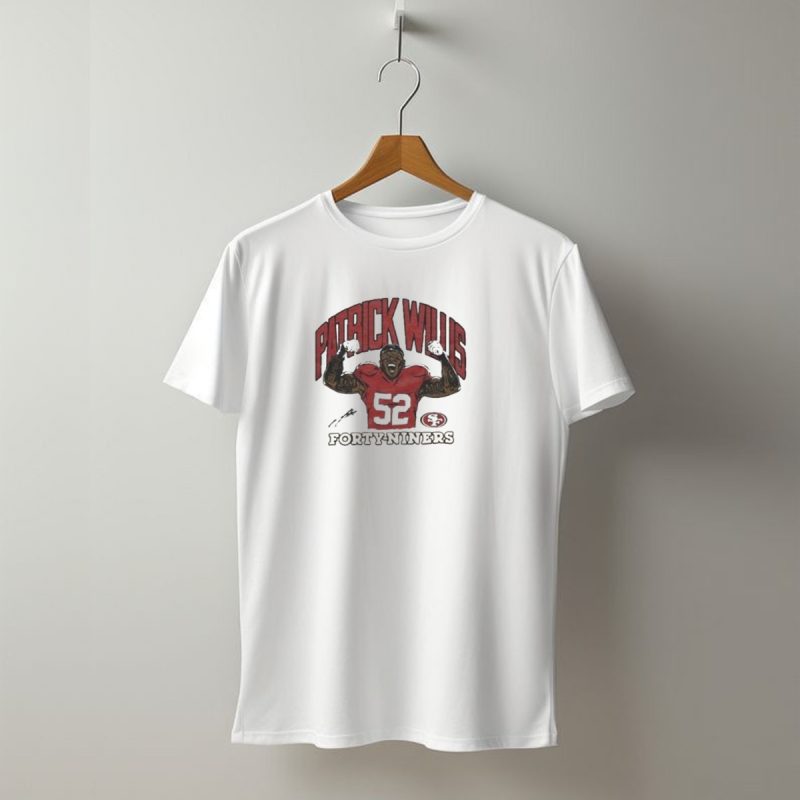 San Francisco 49Ers Patrick Willis 52 Forty Niners Signature T Shirt T Shirt 1