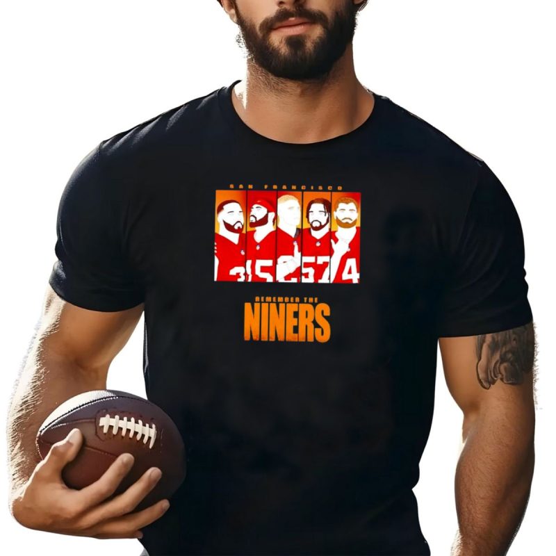 San Francisco 49Ers Remember The Niners Players Red Jerseys T Shirt T Shirt 1