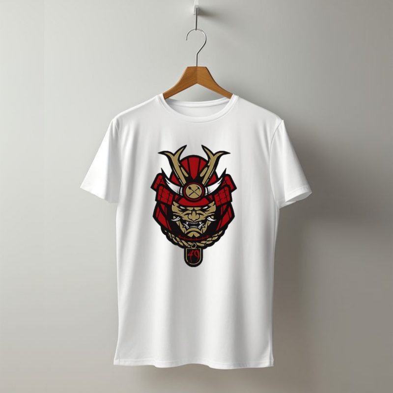 San Francisco 49Ers Samurai Head With Crossed Axes And Number 49 T Shirt T Shirt 1