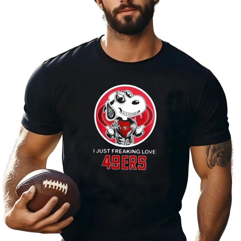 San Francisco 49Ers Snoopy I Just Freaking Love 49Ers T Shirt T Shirt 1