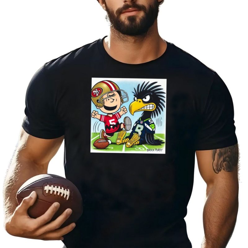 San Francisco 49Ers Vs Seattle Seahawks Week 11 Doodle Niner Gang Brock Purdy T Shirt T Shirt 1