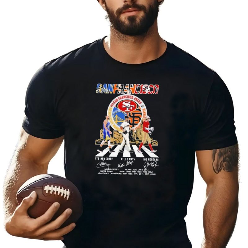 San Francisco 49Ers X San Francisco Giants San Francisco Signature Stephen Curry T Shirt T Shirt 1