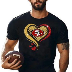 San Francisco 49er Heart Diamond shirt