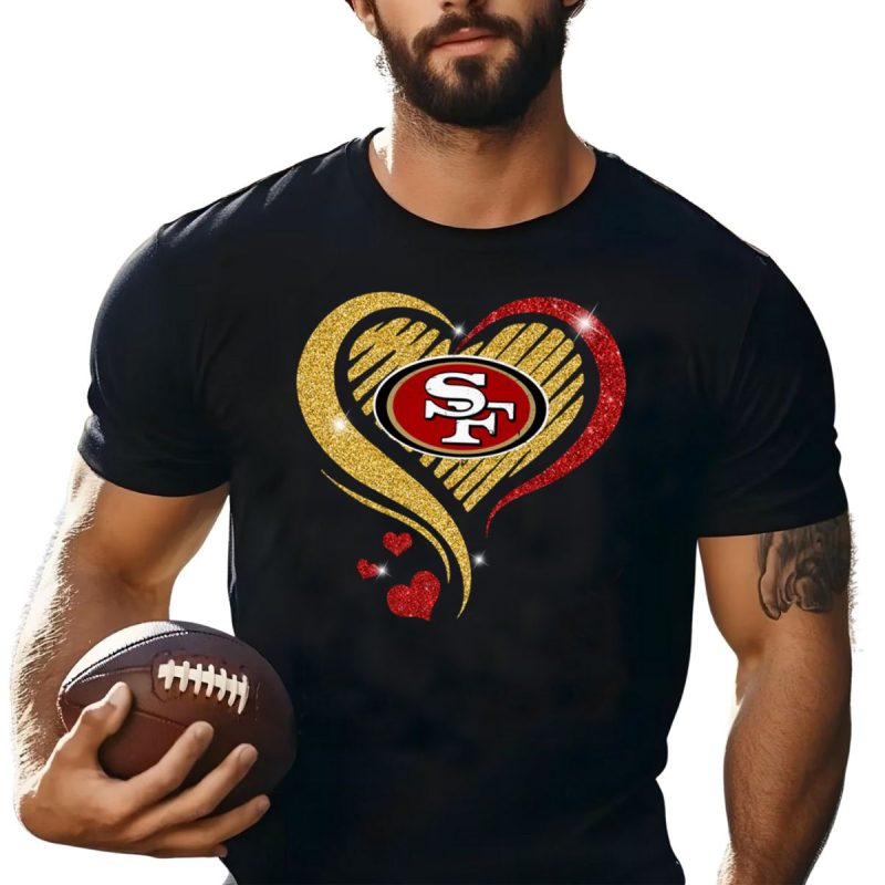San Francisco 49Er Heart Diamond Shirt T Shirt 1 1