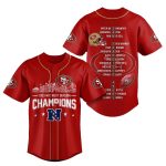 San Francisco 49ers 2023 Nfc West Division Champions Red Baseball Jersey