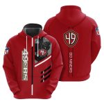 San Francisco 49ers 3 Lines Graphic Gift For Fans Aop Hoodie