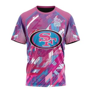 San Francisco 49ers Breast AOP T-Shirt