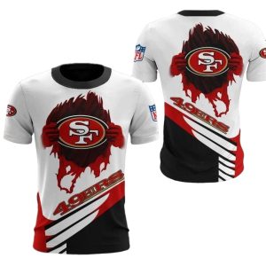 San Francisco 49ers Cool Graphic Inside Me AOP T-Shirt