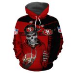 San Francisco 49ers Cute Death Gift For Fans Aop Hoodie