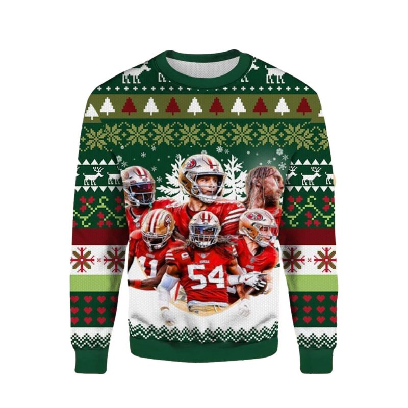 San Francisco 49Ers Dream Team 2023 Ugly Sweater 1
