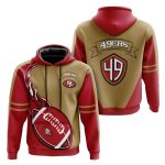 San Francisco 49ers Flame Balls Graphic Gift For Fans Aop Hoodie