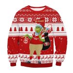 San Francisco 49ers Grinch Go 49ers Ugly Sweater