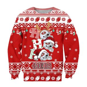 San Francisco 49ers Ho Ho Ho Ugly Sweater