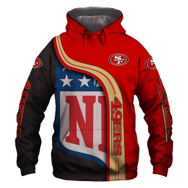 San Francisco 49Ers In My Heart Aop Hoodie 1