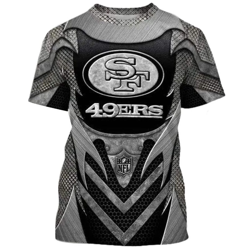 San Francisco 49Ers Knight Aop T Shirt 1