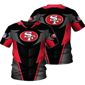 San Francisco 49ers Logo In My Heart AOP T-Shirt