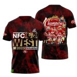 San Francisco 49ers Nfc West Champions 2023 AOP T-Shirt