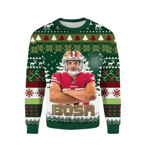 San Francisco 49ers Nick Bosa Ugly Sweater