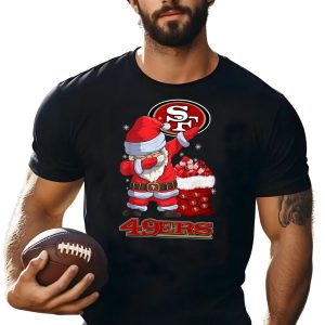 San Francisco 49ers Santa Dabbing Christmas Shirt