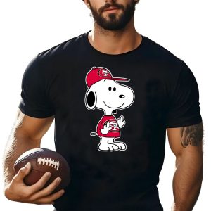 San Francisco 49ers Snoopy Double Middle Fingers Fck You Shirt