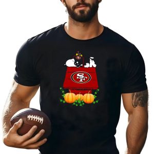 San Francisco 49ers Snoopy Pumpkin House Shirt