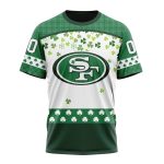San Francisco 49ers Design St Patrick Day AOP T-Shirt