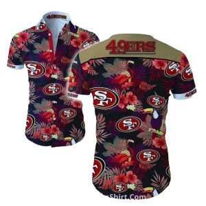 San Francisco 49ers Tropical Flamingo And Toucan Hawaiian Shirt