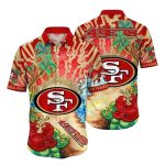 San Francisco 49ers Tropical Paradise Vibrance Hawaiian Shirt
