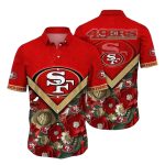 San Francisco 49ers Victory Rose Hawaiian Shirt