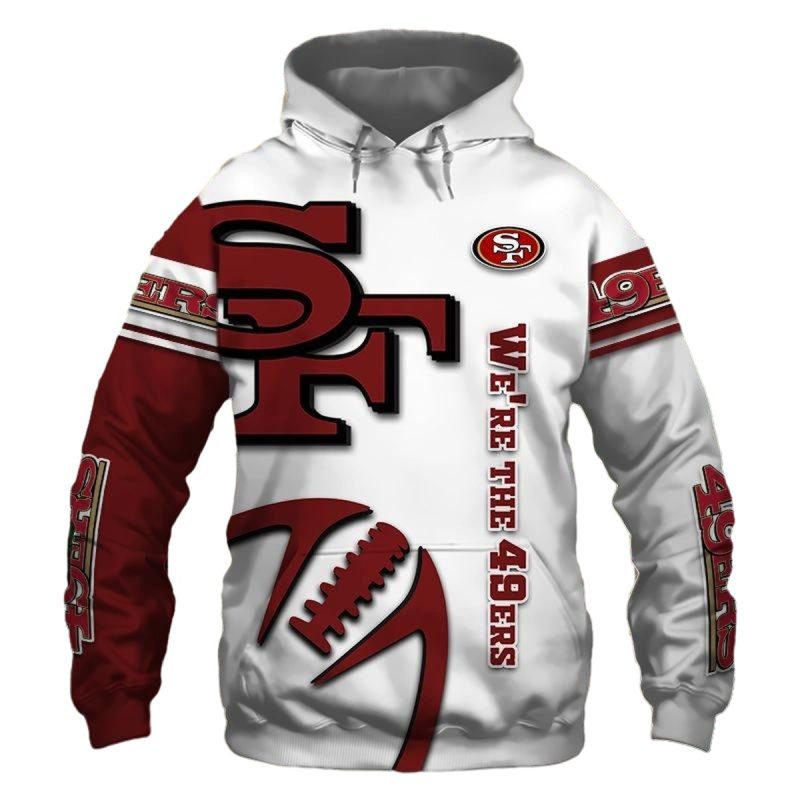 San Francisco 49Ers Were The 49Ers Graphic Balls Aop Hoodie 1