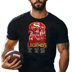 San Francisco 49ers legends players signatures Shirt