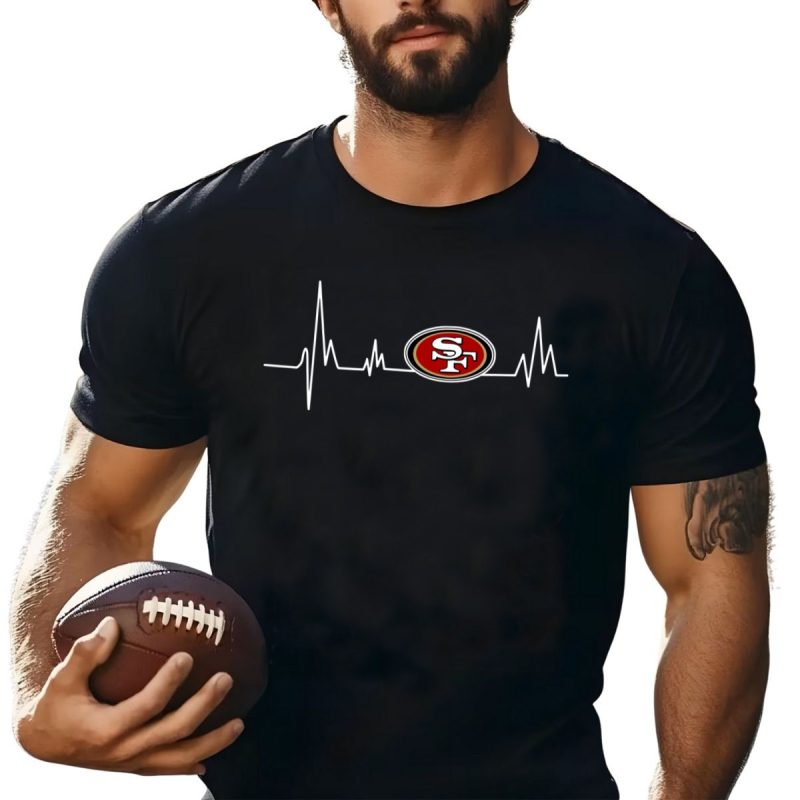 San Francisco 49Erss Heartbeat Shirt T Shirt 1 1