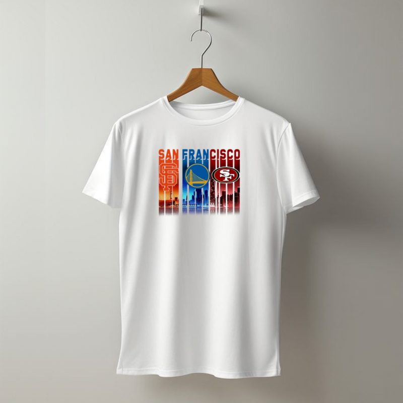 San Francisco Giants Warriors 49Ers Cityscape Skyline T Shirt T Shirt 1
