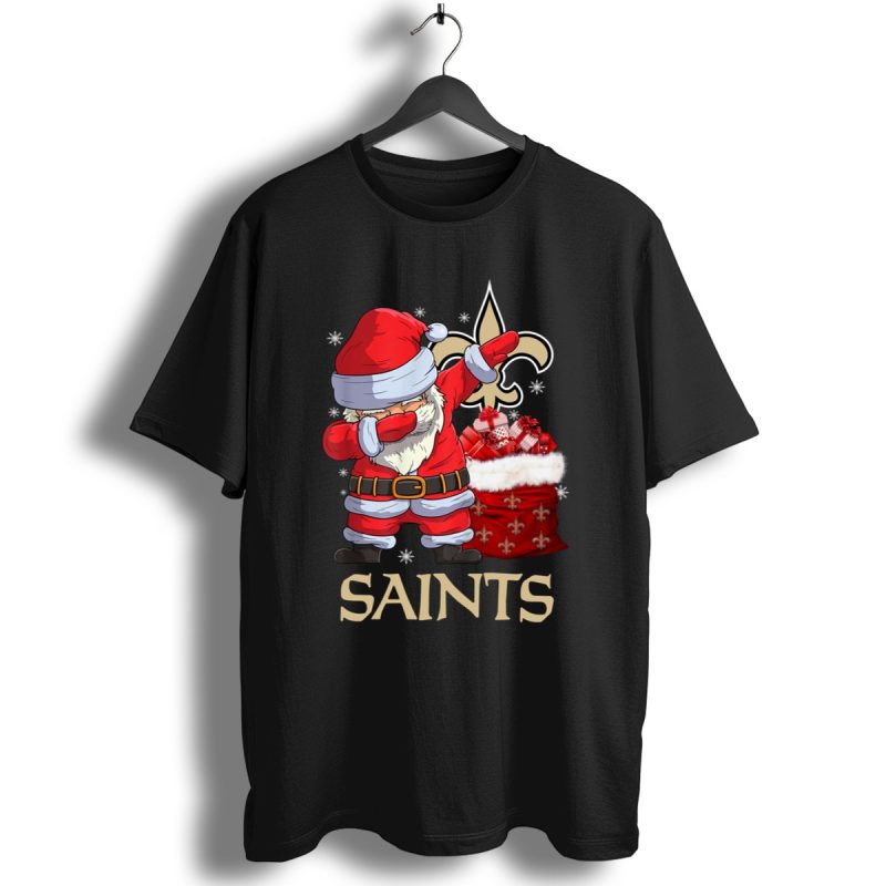 Santa Claus Dabbing New Orleans Saints Christmas Shirt T Shirt 1