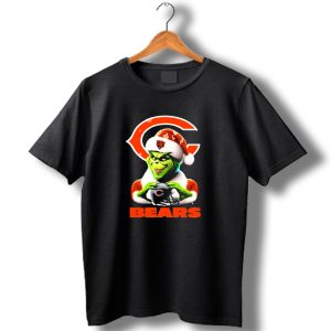 Santa Grinch Bears Merry Christmas Love Chicago Bears T Shirt