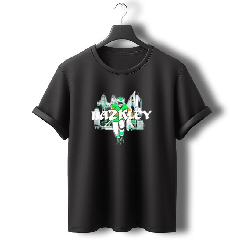 Saquon Barkley Bazkley Philadelphia Eagles 2K Football Player Cityscape T Shirt T Shirt 0 1