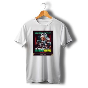 Saquon Barkley Single Season Rushing Record Including Playoffs Philadelphia Eagles T-Shirt