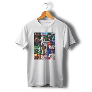 Saramart Gta X Philly Eagles Sixers Phillies City Of Brotherly Love T-Shirt