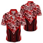 Scarlet Blossom Rush San Francisco 49ers Hawaiian Shirt