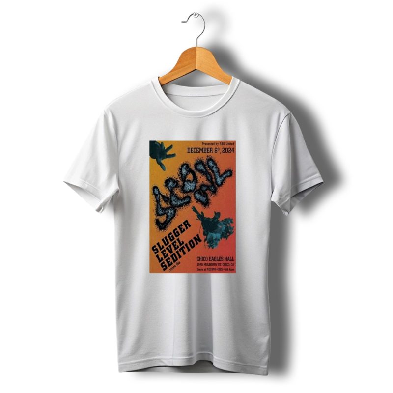 Scowl Slugger Level Sedition Concert December 6 2024 Chico Eagles Hall T Shirt T Shirt 1 1